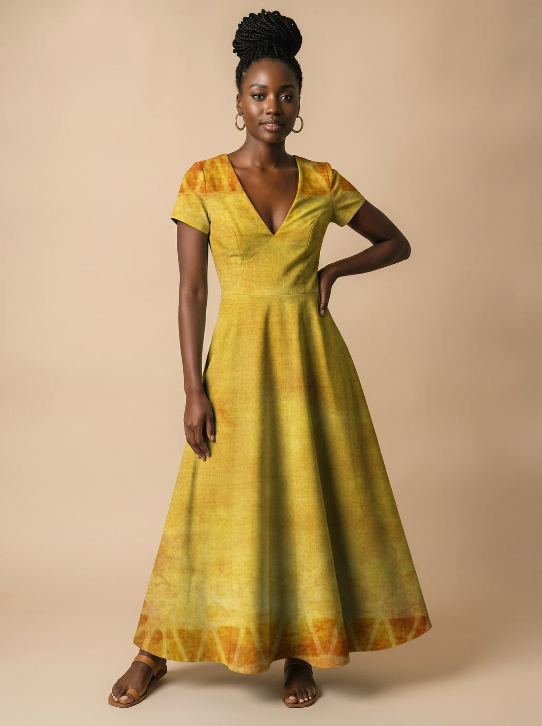 I am Black History Short Sleeve Maxi Dress