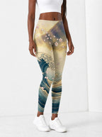 "Wimbi" Leggings — side view on model