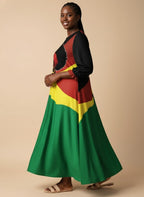 Black History Long Sleeve Maxi Dress