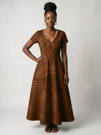 Dope Black Mom Short Sleeve Maxi Dress Promo