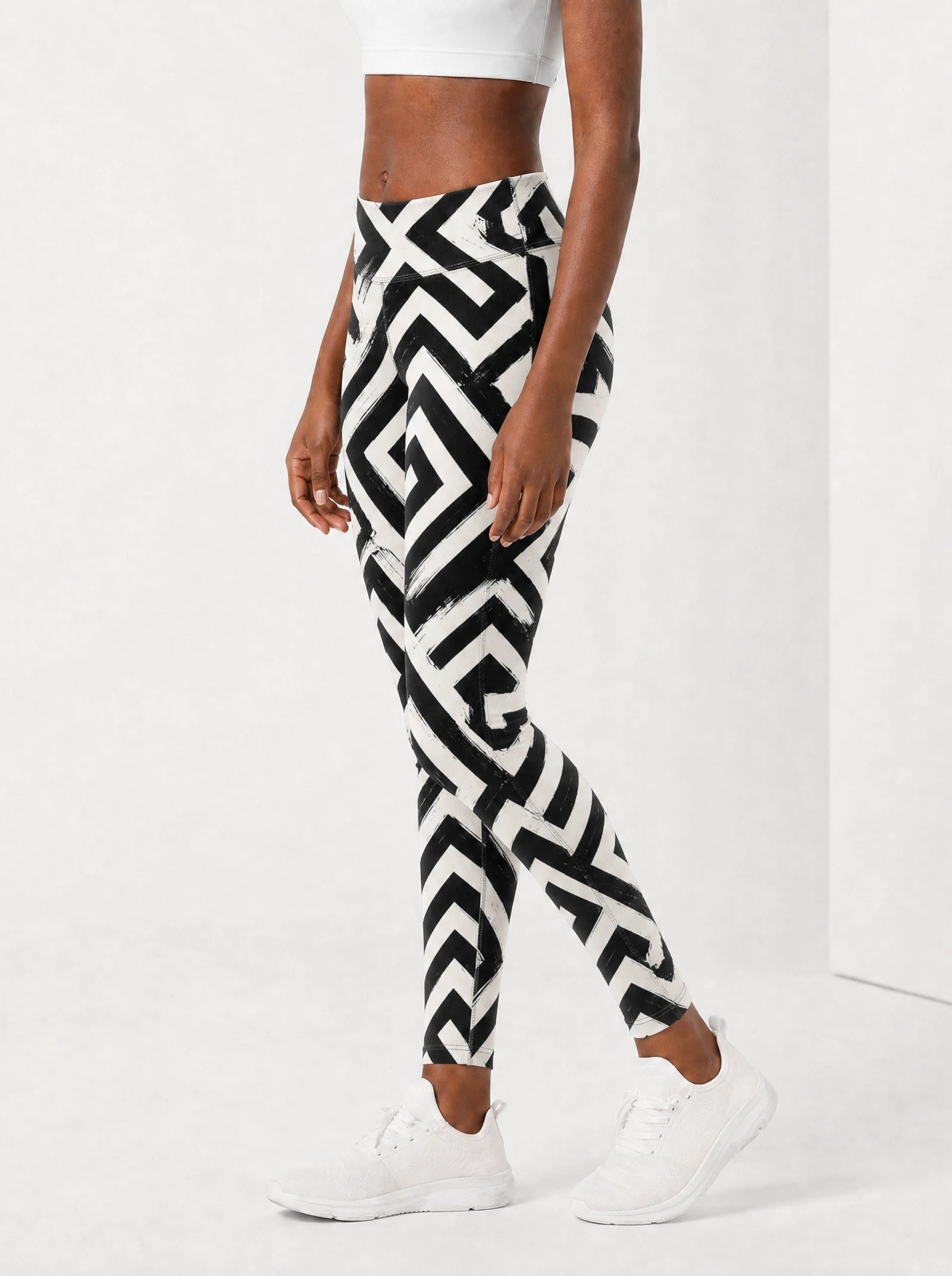 Zamu Leggings — side view on model