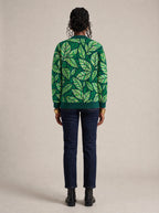 "Jani" Cardigan — back view on model