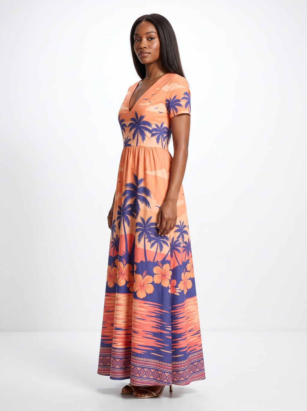 "Machweo" Short Sleeve Maxi Dress Promo