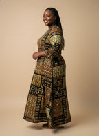 Sankofa Long Sleeve Maxi Dress