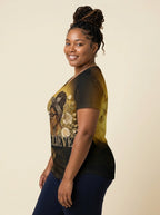 "Imani" V-Neck T-Shirt