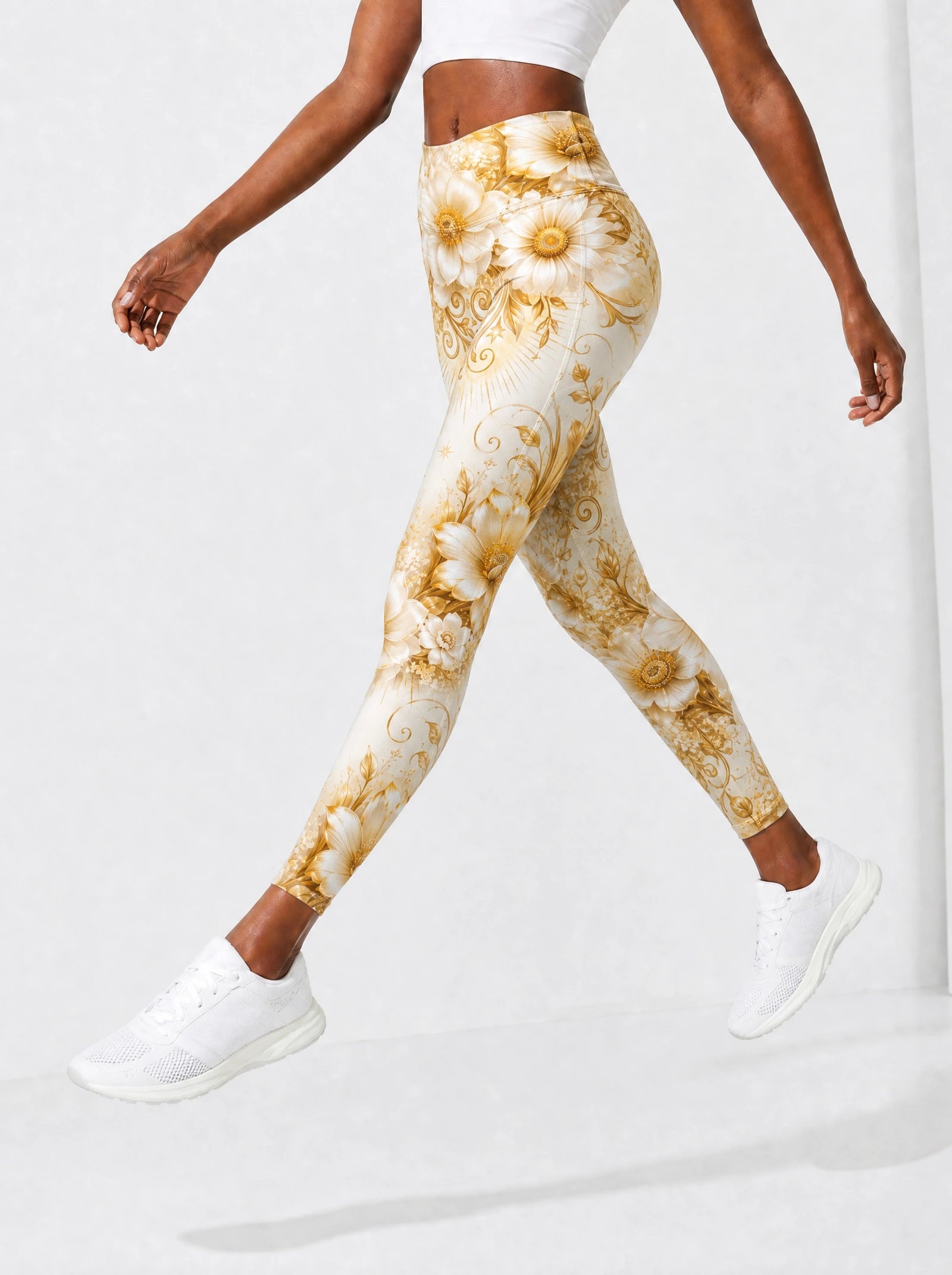 "Msalaba" Leggings — side view on model