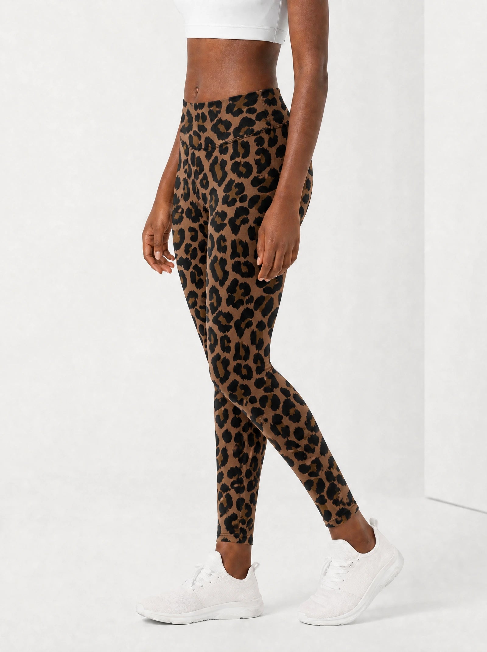 Mama Leggings — side view on model