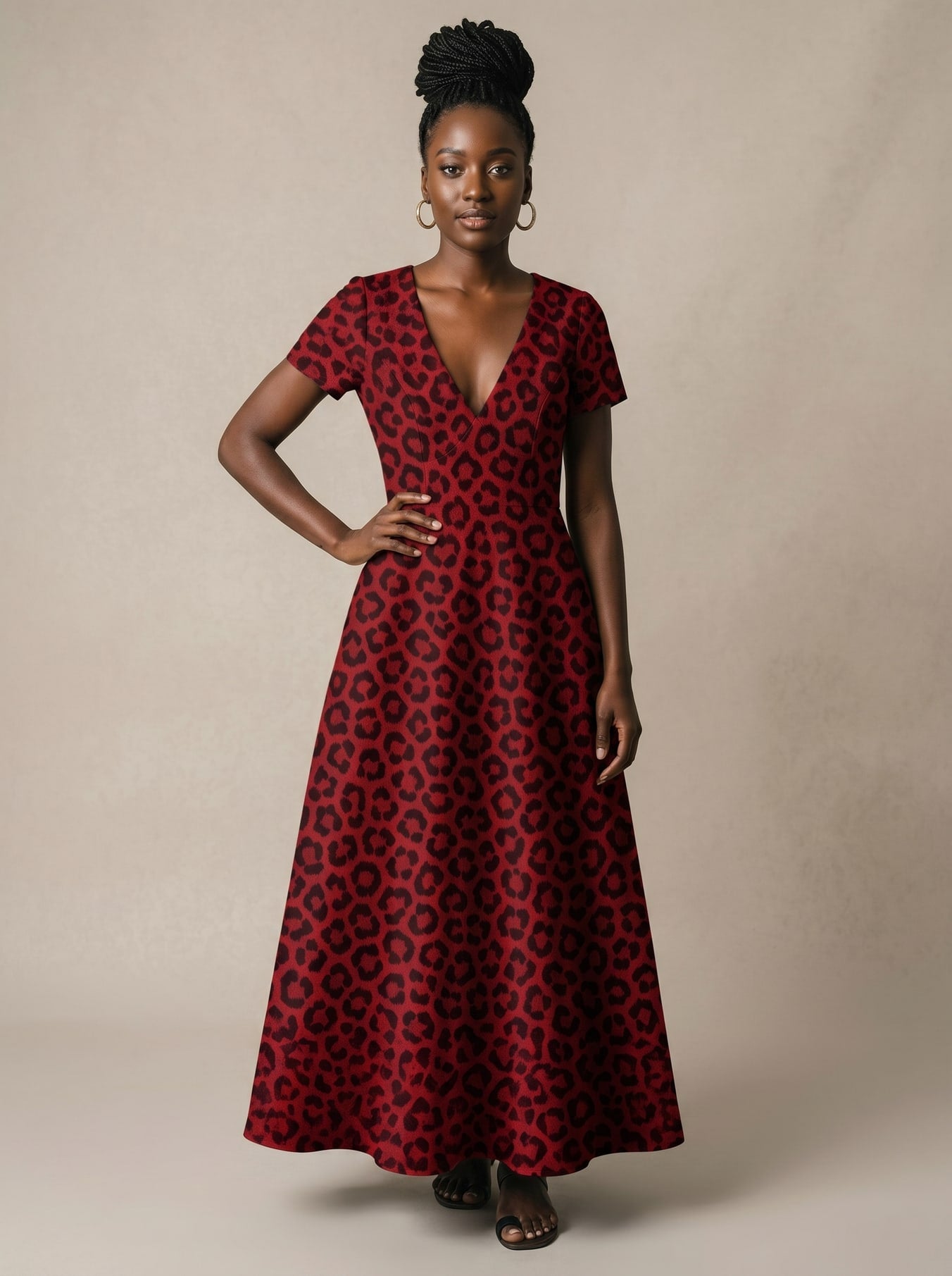 "Unstoppable" Short Sleeve Maxi Dress