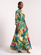 "Peponi" Long Sleeve Maxi Dress