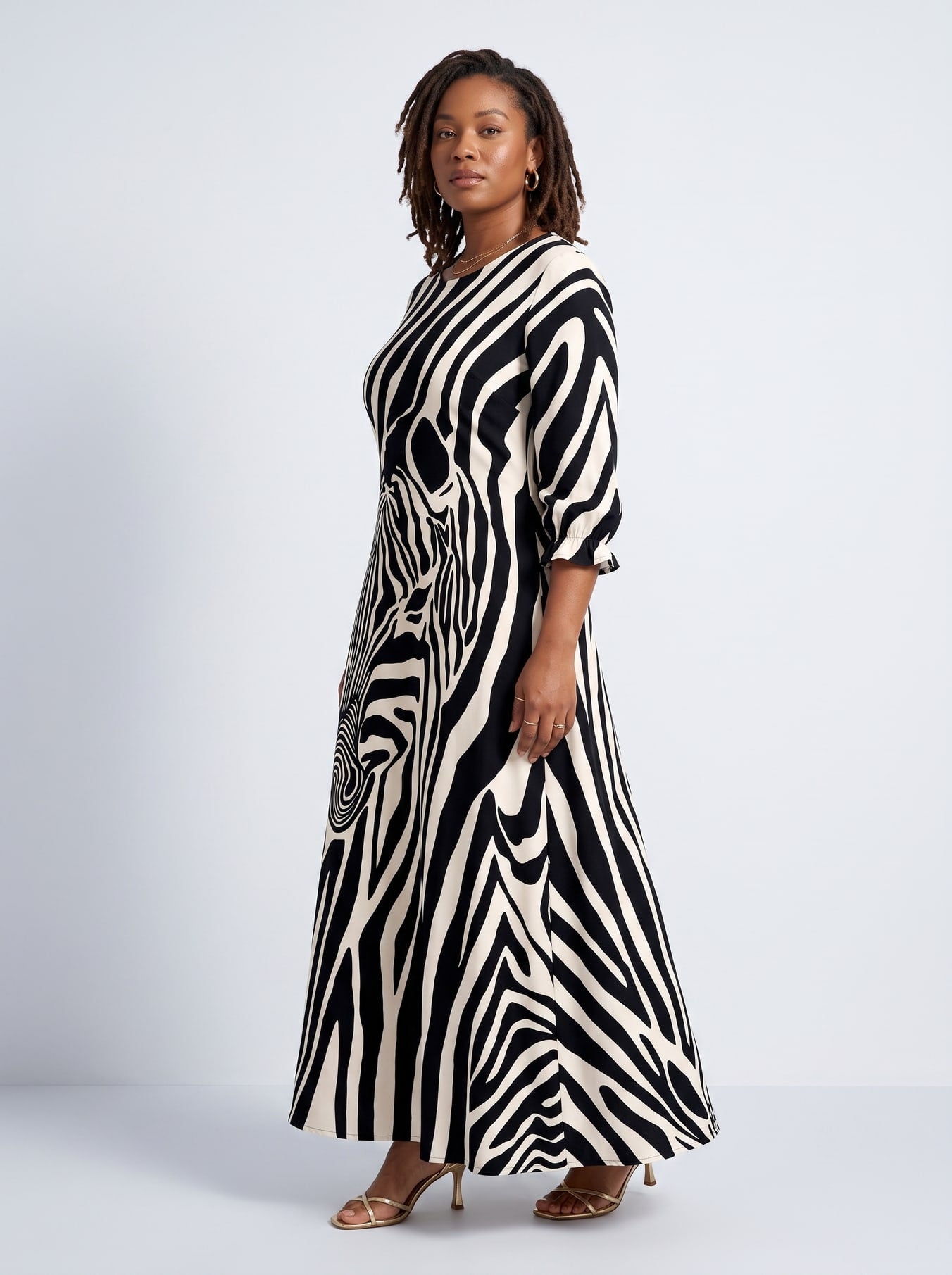 "Punda" Long Sleeve Maxi Dress