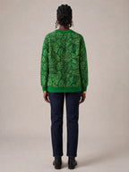 "Asili Emerald" Sweatshirt — back view on model