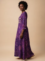 "Hekima" Long Sleeve Maxi Dress