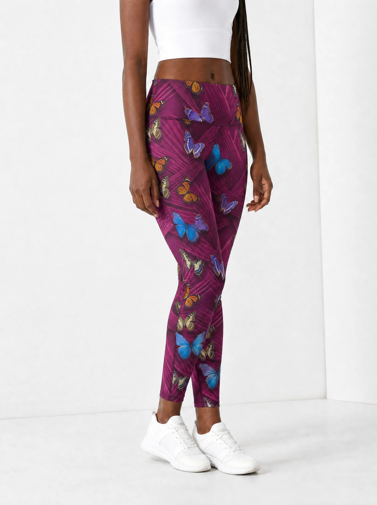 "Kipepeo" Leggings — side view on model