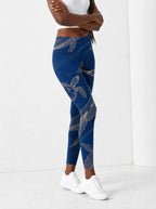 "Pwani" Leggings — side view on model