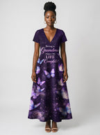 "Nyamekye" Short Sleeve Maxi Dress