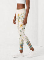 "Alizeti" Leggings — side view on model