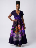 Storm Short Sleeve Maxi Dress Promo