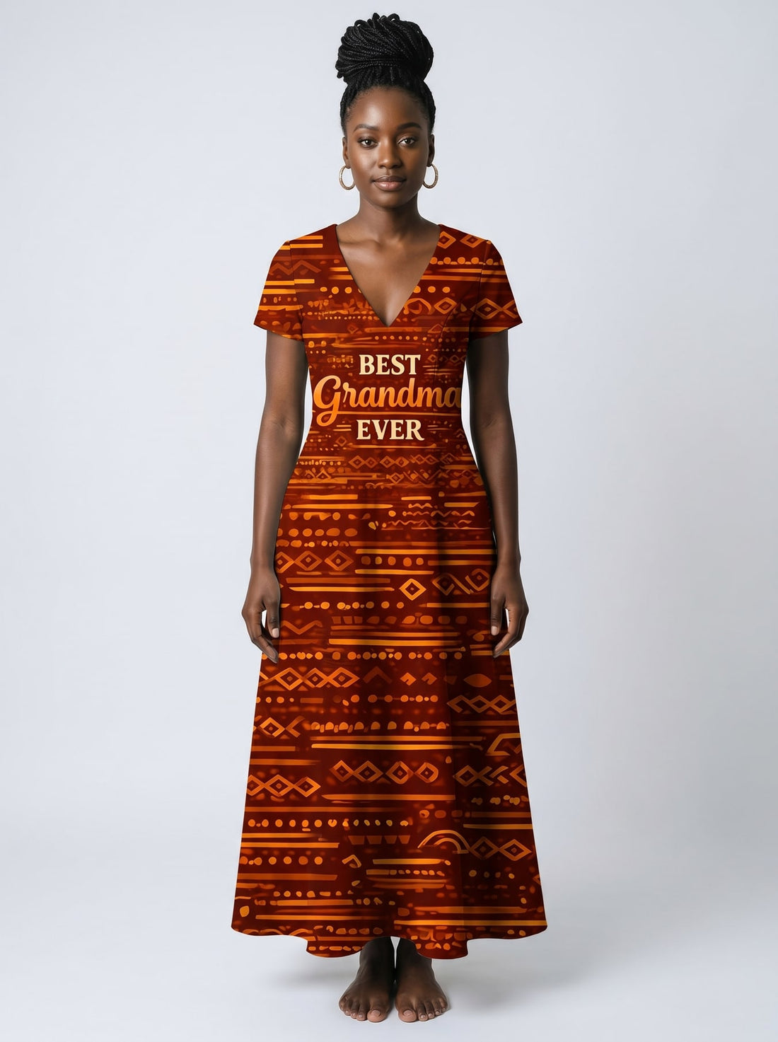"Bibi" Short Sleeve Maxi Dress