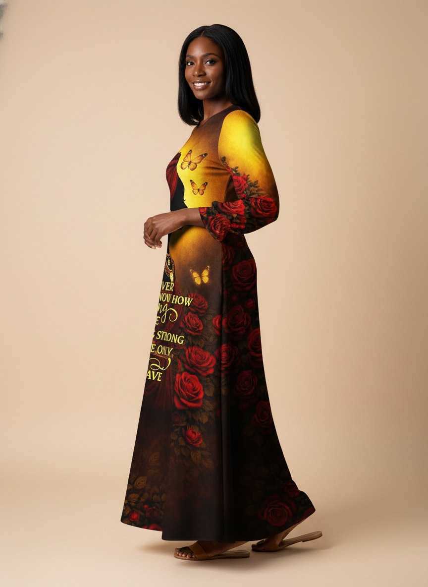 Thorn Long Sleeve Maxi Dress