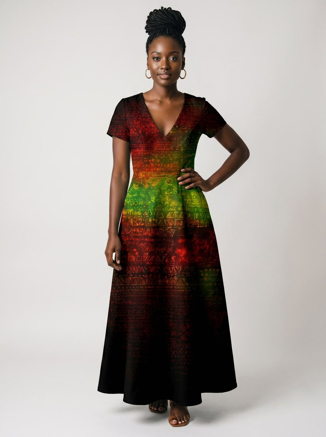 One Love Short Sleeve Maxi Dress