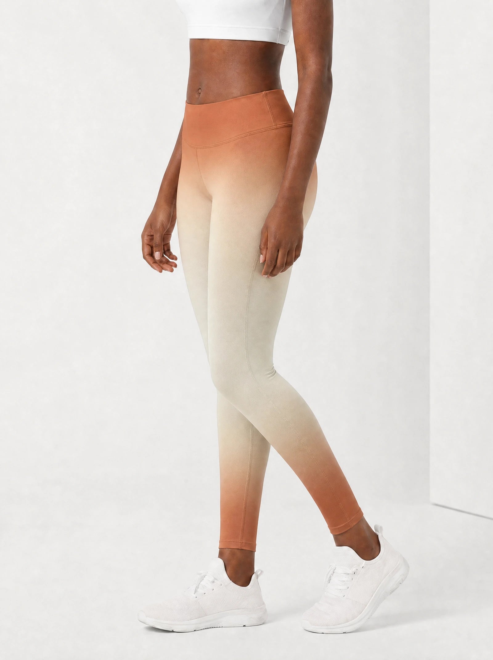 Shine Unbound Leggings — side view on model