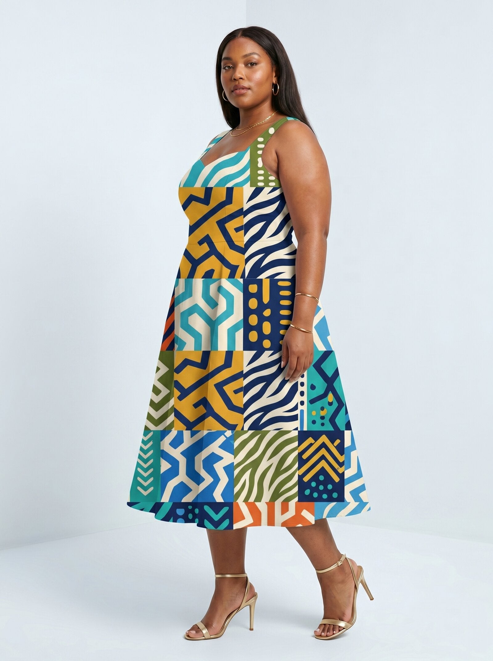 "Kitenge" Corset Dress