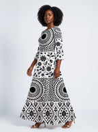 "Mwanga" Long Sleeve Maxi Dress Promo