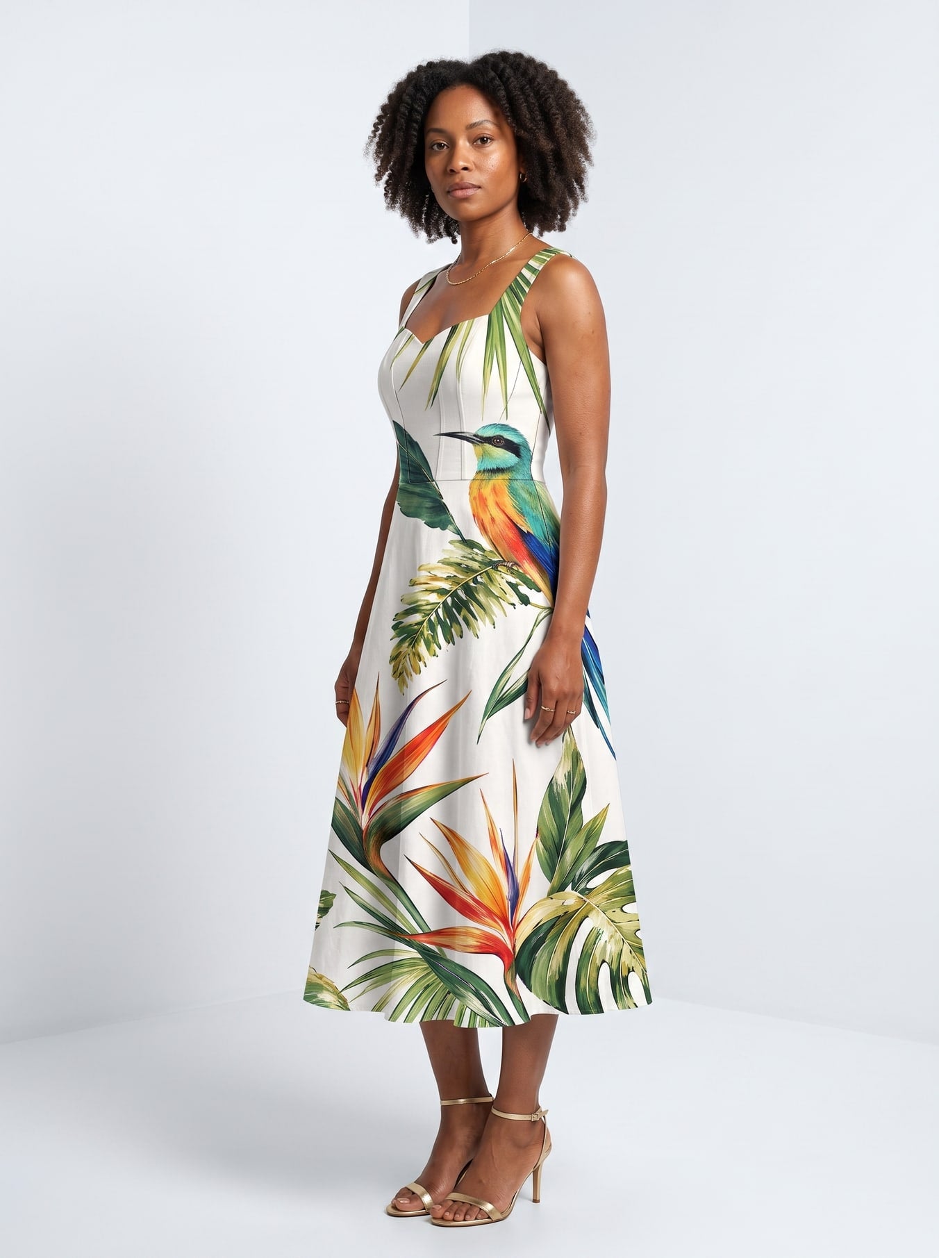 "Ndege" Corset Dress