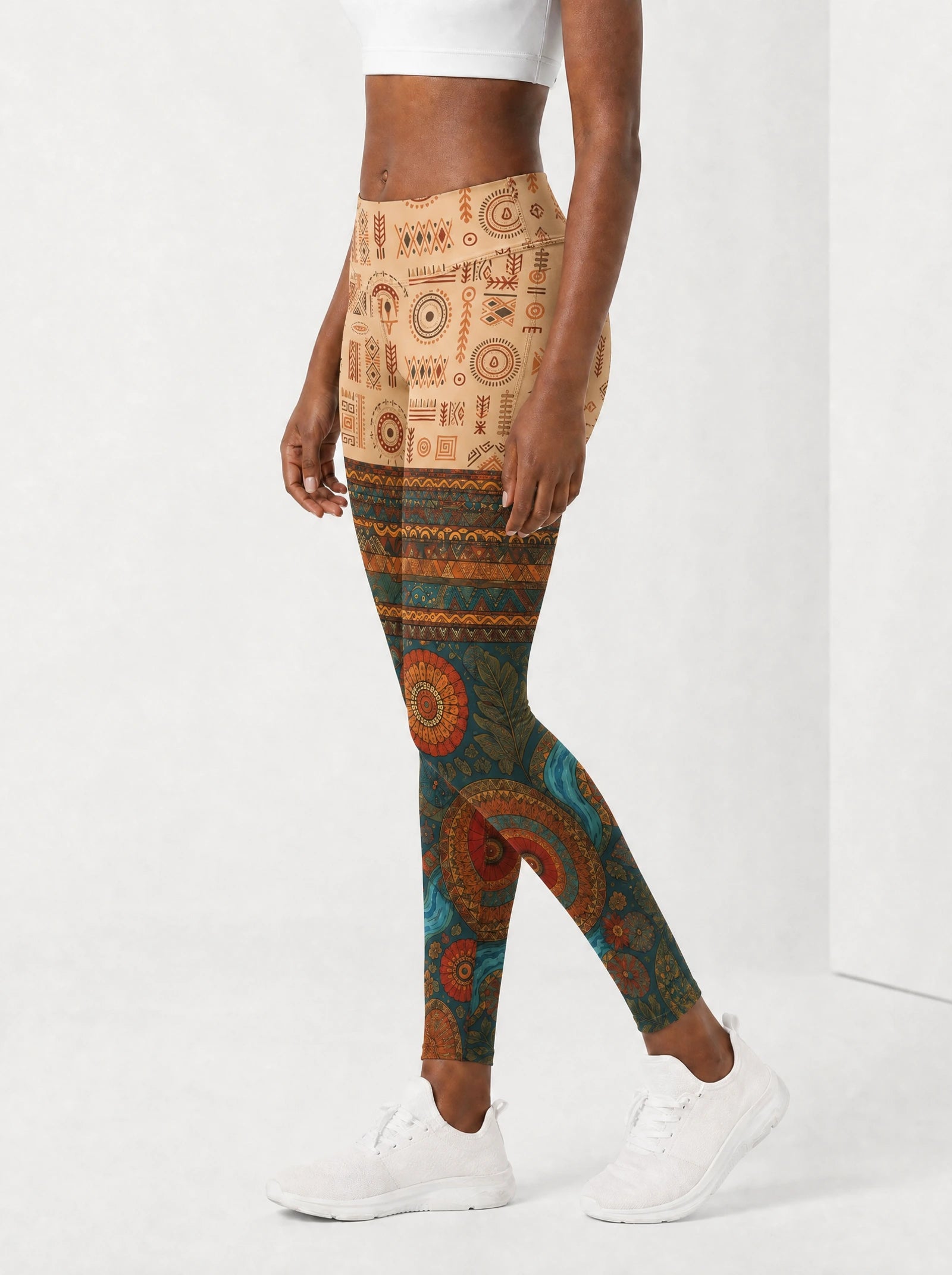 "Mto" Leggings — side view on model