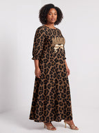 "Mama" Long Sleeve Maxi Dress