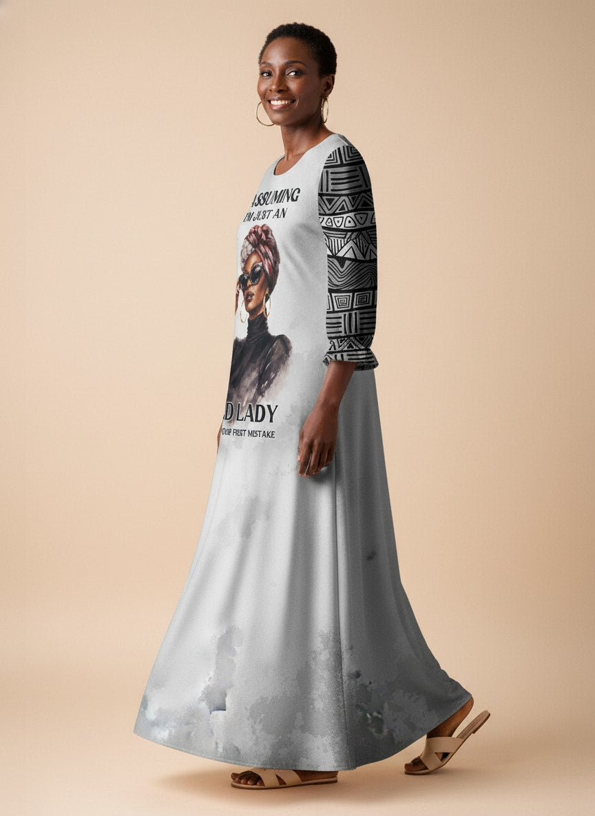 Seasoned Long Sleeve Maxi Dress