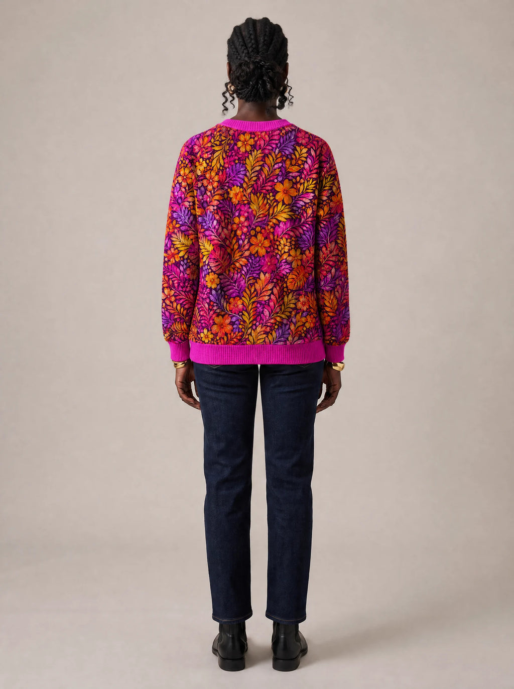 "Waridi" Sweatshirt — back view on model