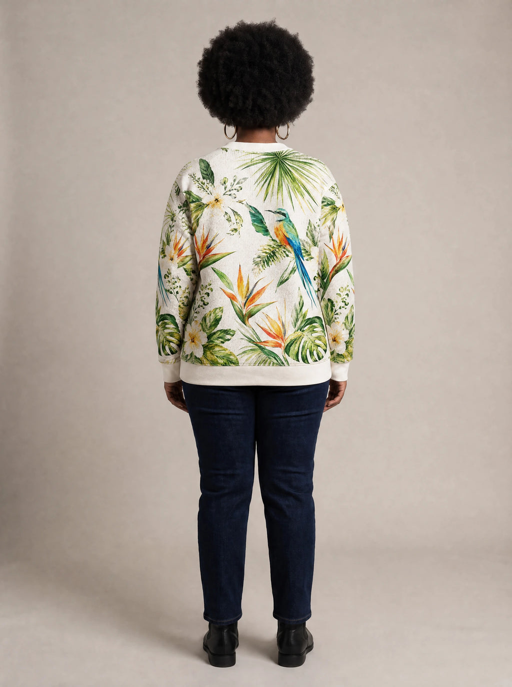 "Ndege" Sweatshirt — back view on model
