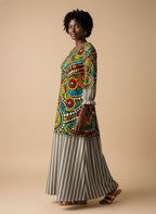 "Taji" Long Sleeve Maxi Dress