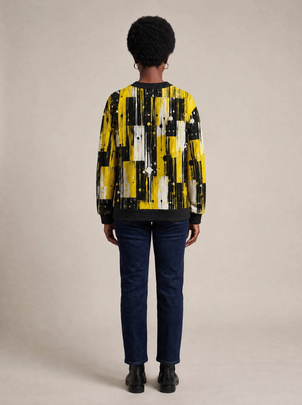 "Mvua" Sweatshirt — back view on model