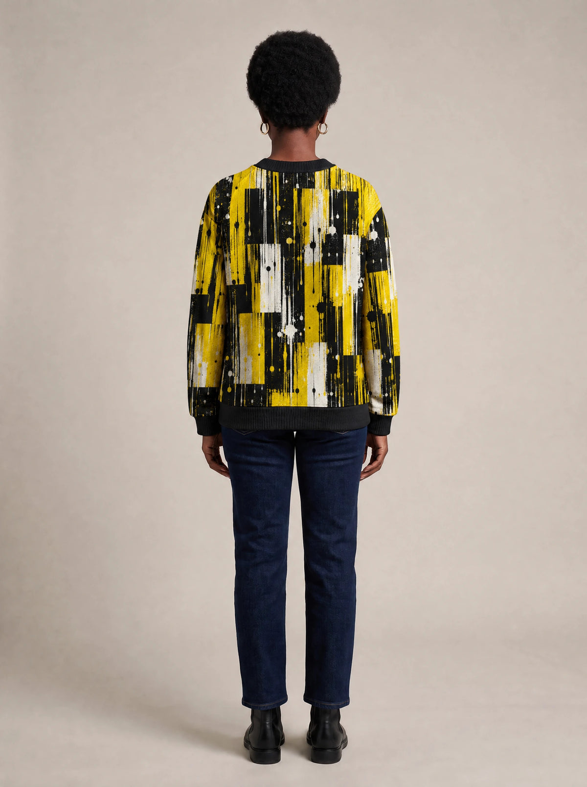 "Mvua" Sweatshirt — back view on model