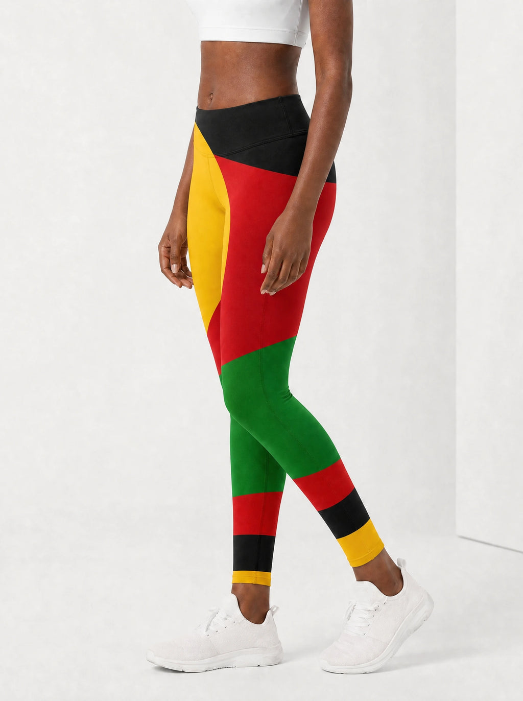 Furaha Leggings — side view on model