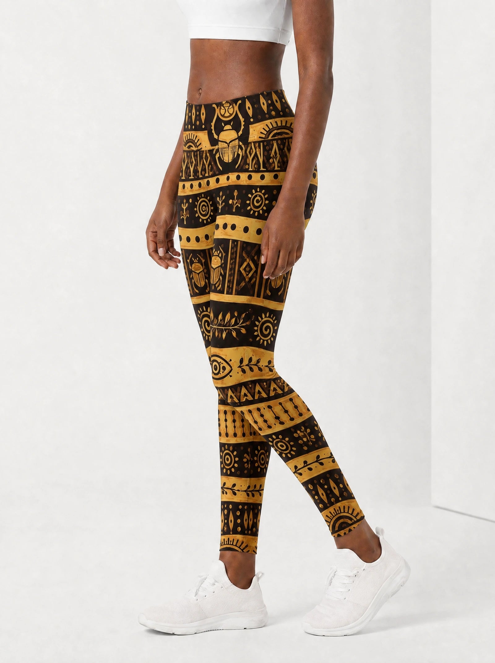 Baraka Leggings — side view on model