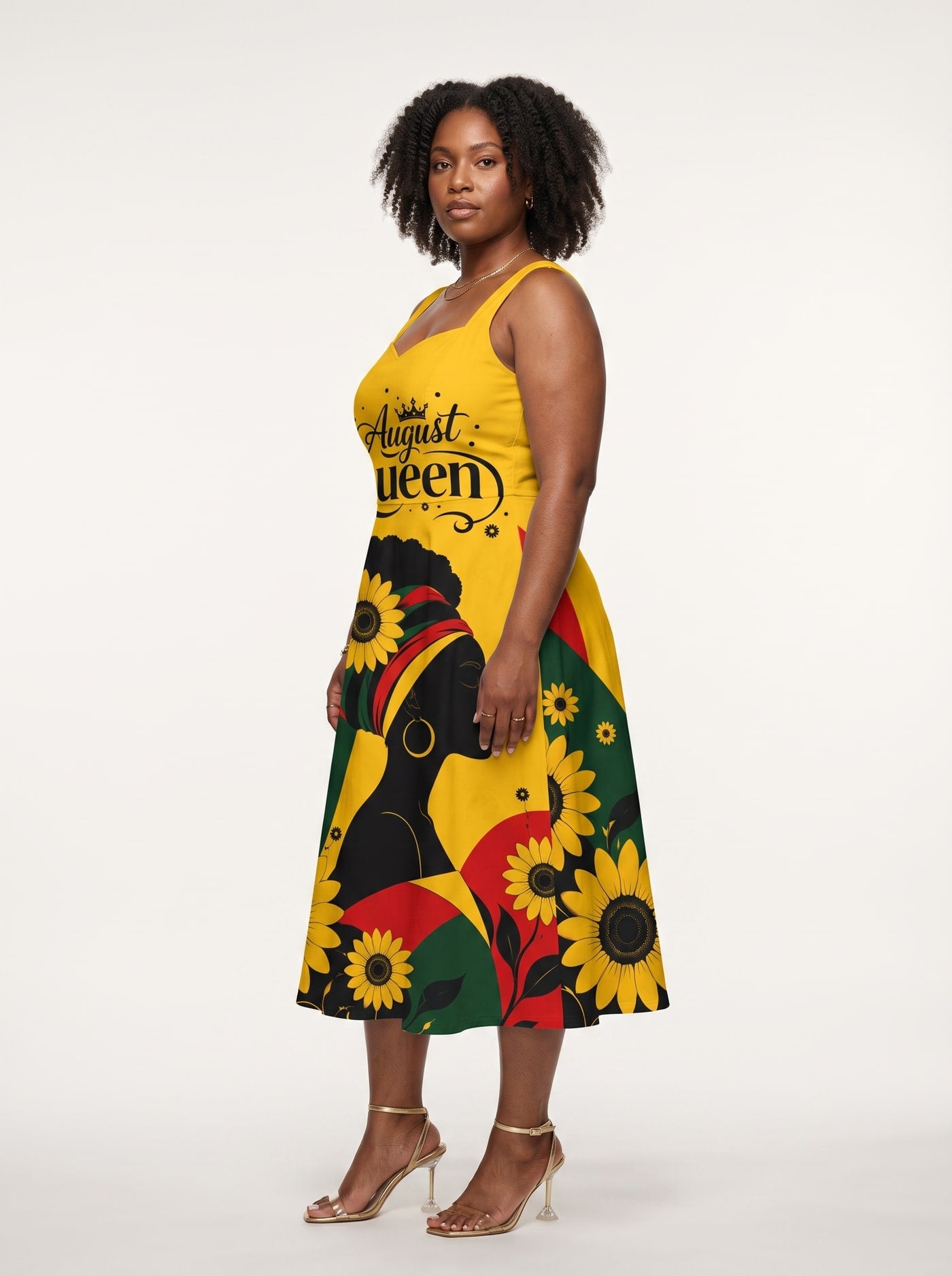 "August Queen Sunflower" Corset Dress