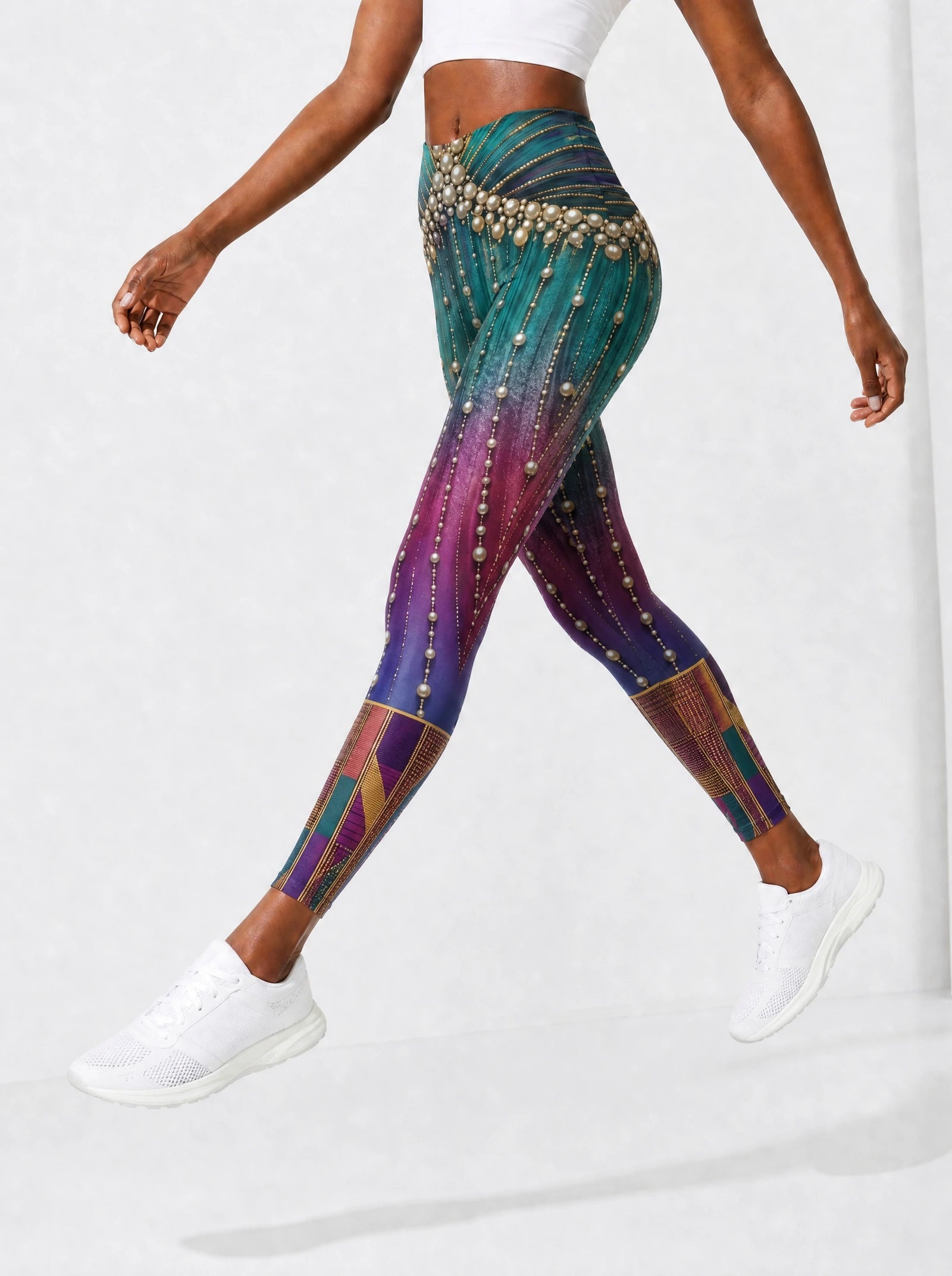 "Lulu" Leggings — side view on model