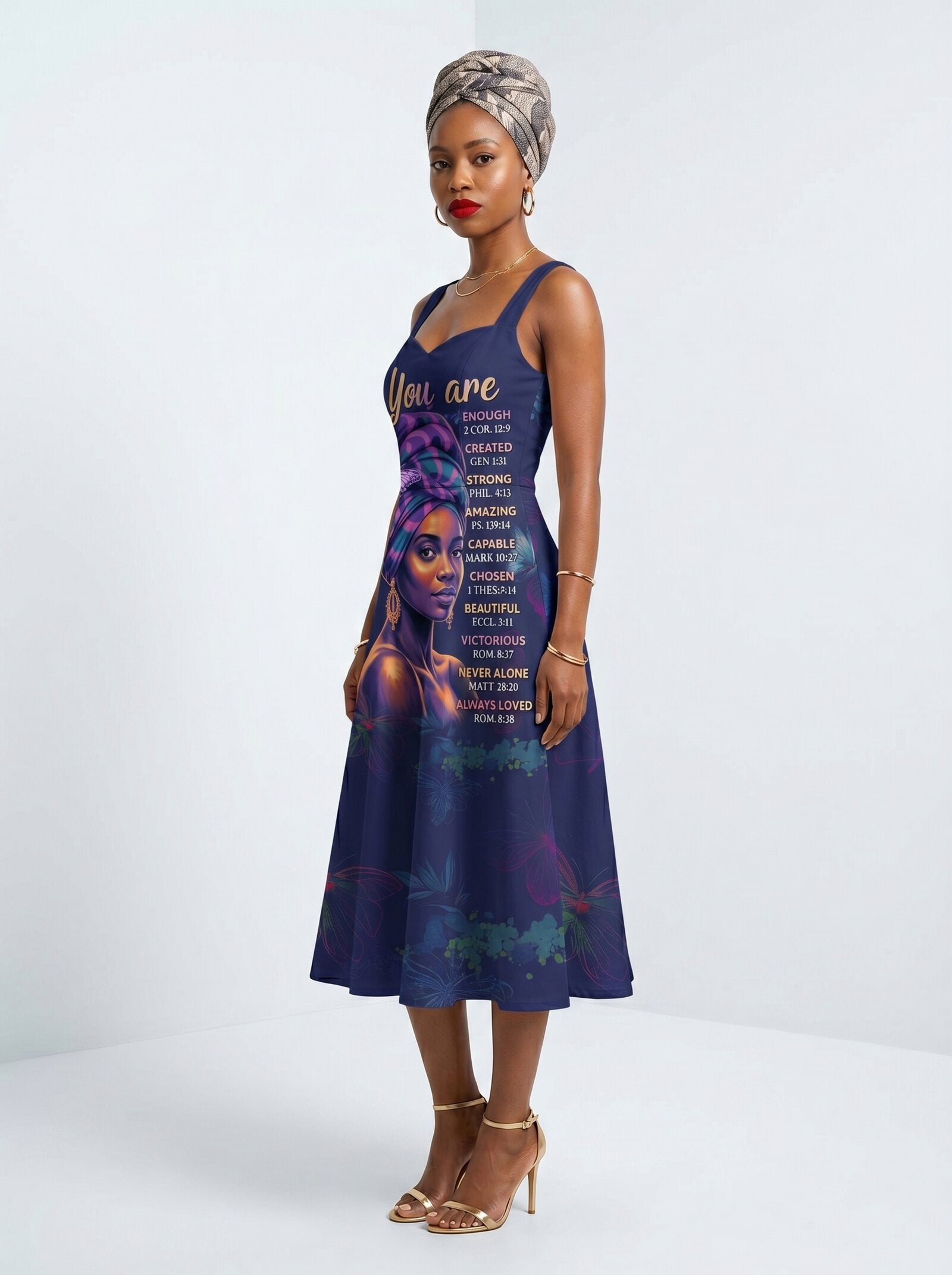Blue Orchid Corset Dress