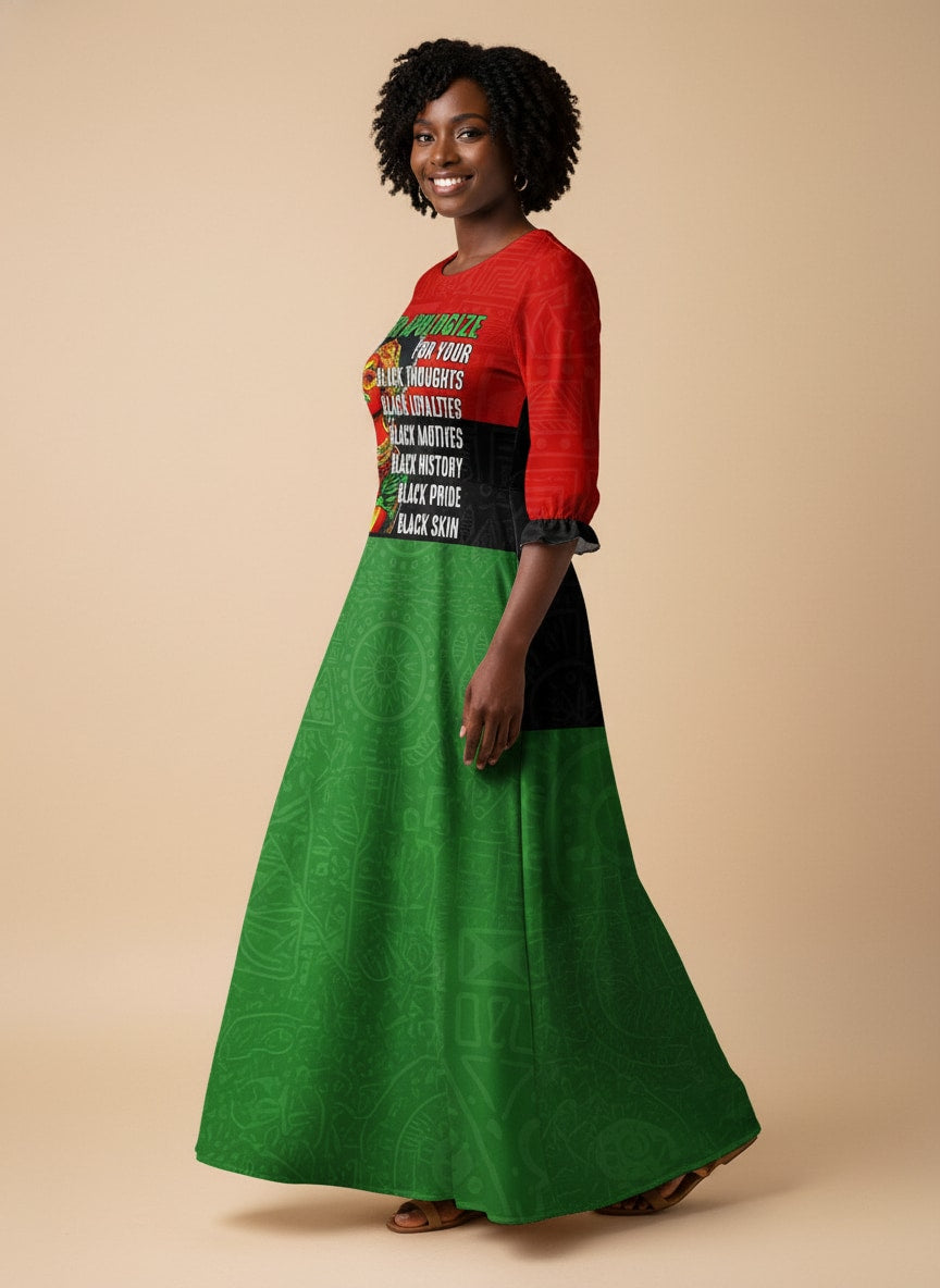 Unapologetic Long Sleeve Maxi Dress