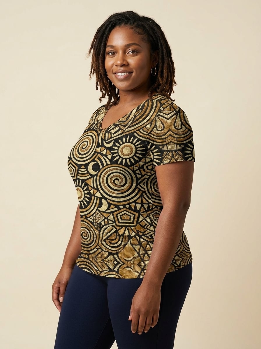 Sahara V-Neck T-Shirt