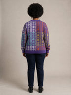 "Oshun Zamani" Sweatshirt — back view on model