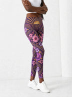 "August Queen Purple Bloom" Hoodie Dress & Leggings Deal