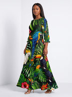 "Manyoya" Long Sleeve Maxi Dress