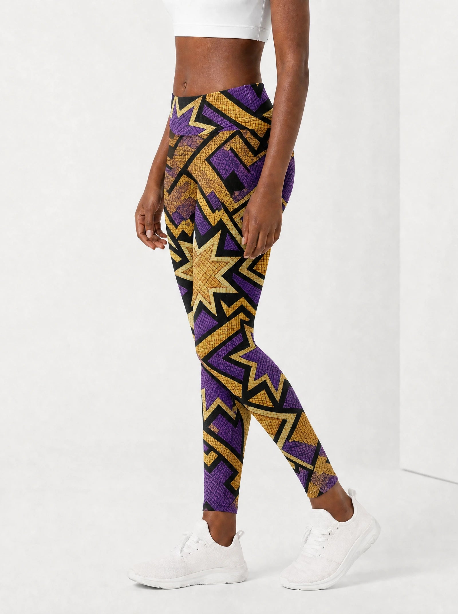 Sheba Leggings — side view on model