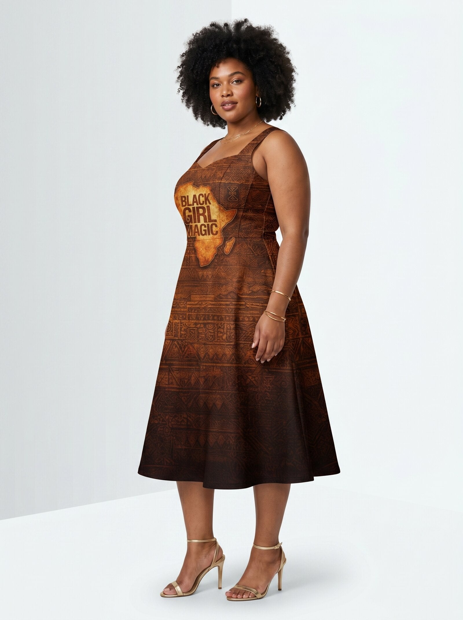 Black Girl Magic Corset Dress