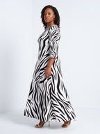 "Milia" Long Sleeve Maxi Dress