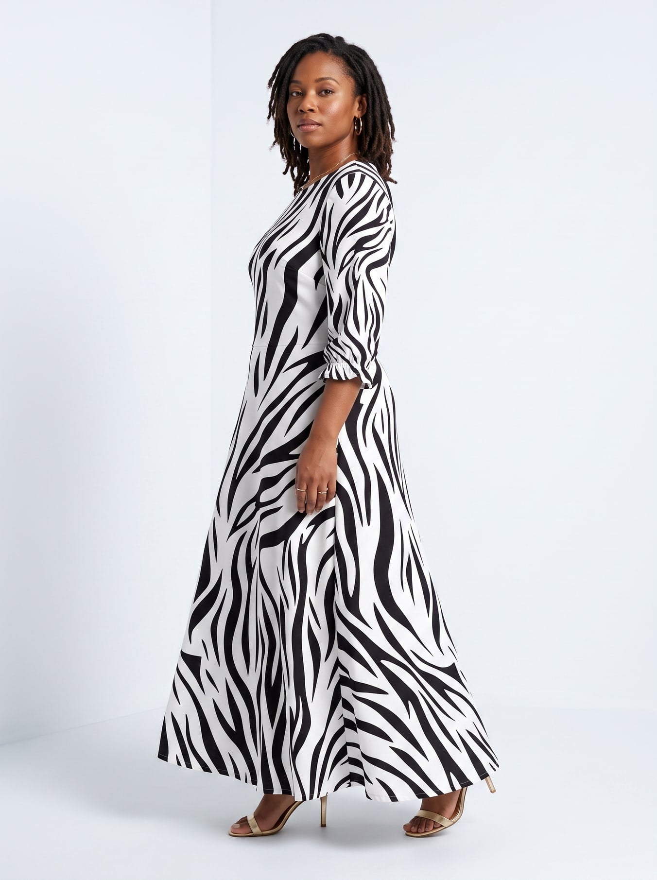 "Milia" Long Sleeve Maxi Dress